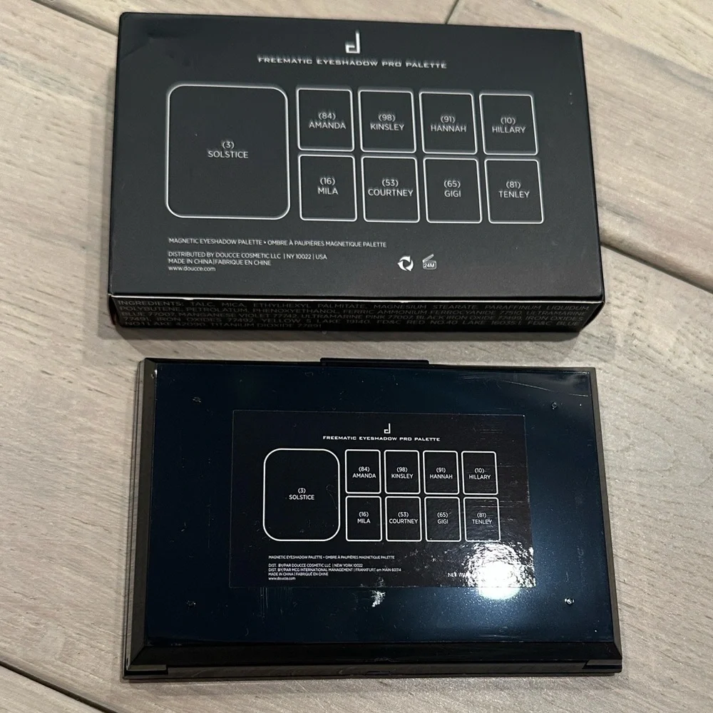Doucce Eyeshadow Palette - Black, Cream, Brown Shades